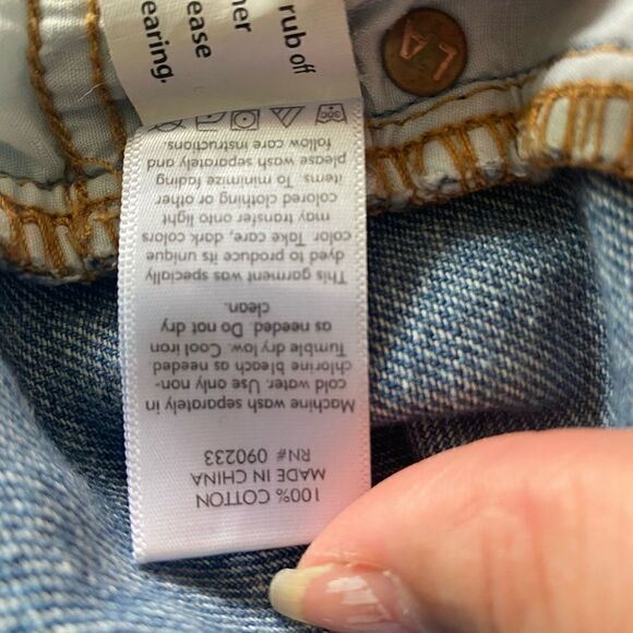 Pacsun Boyfriend Jeans Destroyed Button Fly 28 - Picture 6 of 9